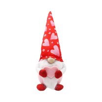 (Clearance) pdqouc Valentine's Day Gnomes Plush Decor, Handmade Tomte Swedish Gnome, Valentines decorationes Home Table Gnomes Ornaments -Sweet Valentine's Day Present