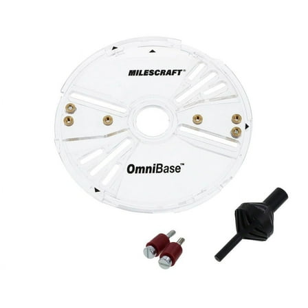 Milescraft Universal Metal Bushing Router Omnibase Plate