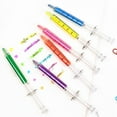 thumbnail image 3 of tooloflife Plastic Highlighter Pen Fluorescent Colors Marker Pen Syringe Shaped 6 Colors, 3 of 6