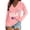 Light Pink, variant on Helii Women's Independence Day 250th Anniversary Printed V Neck Long Sleeve T Shirt Vintage 1776-2026 USA Flag T Shirts 4th of July Summer Patriotic Tops Black L