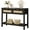 1 Pack Black Oak, variant on SICOTAS 39.4 Inch Wide Rattan Console Table with 2 Drawers & Shelf, Boho Entryway table with Large Storage Capacity for Entrance Way, Hallway, Living Room - Natural Oak