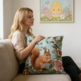 thumbnail image 6 of Luoshdecor Easter Throw Pillow Cover - 18 Inch Cute Animal Embroidered Pillow Cushion Case for Srping Living Room & Bedroom, 6 of 6