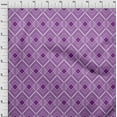 thumbnail image 3 of oneOone Cotton Poplin Fabric Diamond Geometric Print Fabric By The Yard 42 Inches Wide, 3 of 4