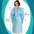 thumbnail image 2 of Batas aislantes desechables Medical Nation Blue Level 2 x10, 2 of 7