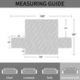 thumbnail image 2 of Smuge Waterproof Sofa Covers, Reversible Couch Sofa Slipcover Cushion Furniture Protector Cover for Dogs, Pets (78" Sofa, Light Gray), 2 of 6