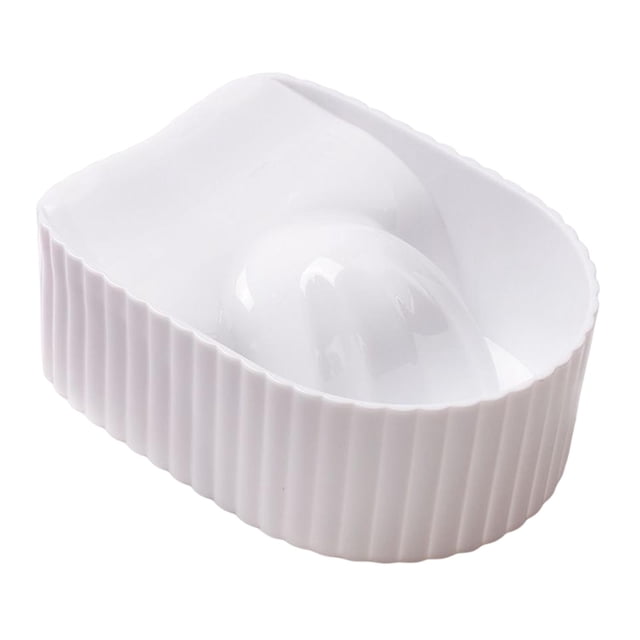 Nail Soaking Bowl Nail Art Tool Manicure SPA Remover Acrílico Para Home Salon White Sunnimix Cuenco para remojo de uñas