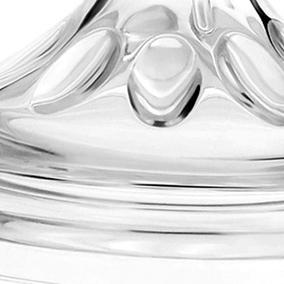 Tetinas de silicona para biberones, 4 piezas Tetinas transparentes para biberones recién nacidos Tetinas para biberones Diseño de última generación