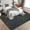 Black Tone, variant on 2x6 Washable Kitchen Modern Abstract Runner Rug for Hallway Beige Contemporary Solid Rug Non-Slip Foldable Aesthetic Accent Floor Carpet for Bedroom