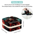 thumbnail image 5 of Motorcycle Theme Travel Portable Square Jewelry Box Organizer Earring Necklace Bracelet Holder Decorative Display Case Stand Storage Box, 5 of 6