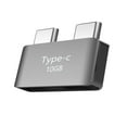thumbnail image 2 of Adaptador macho a hembra tipo c con conectores duales 40Gbps 100W Extensor de carga Suministros para computadora portátil Reemplazo para MacBook Pro / Air Inevent EL005150-00, 2 of 7