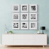 Gallery Perfect's 9-Piece 12" X 12' Square Photo Frame - Stunning Display with Gallery Wall Picture Frame Kit