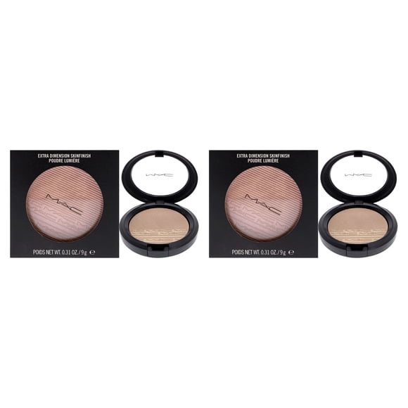 Extra DiMalesion Skinfinish Powder - Show Gold by MAC for WoMale - 0.31 oz Highlighter - Pack of 2