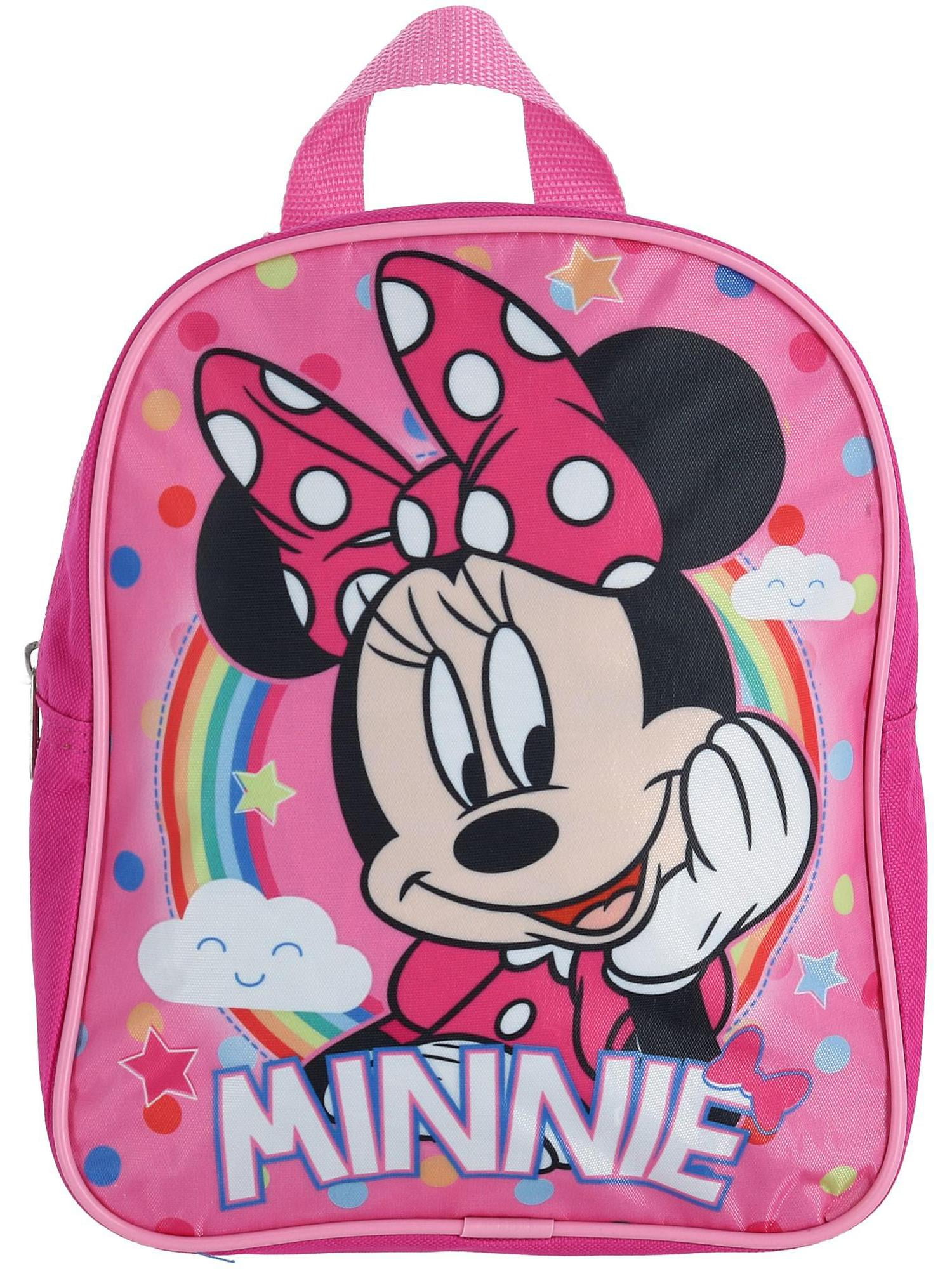 Disney Junior Minnie Mouse Flower 15 Girls Childrens Backpack Book Bag School 