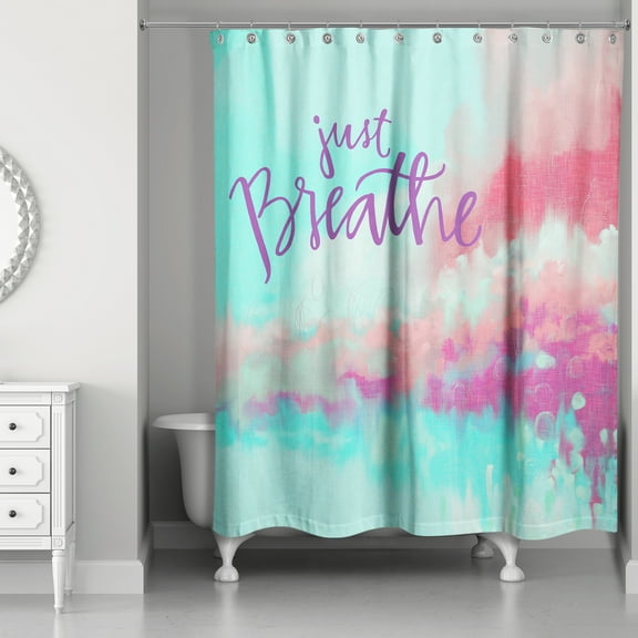 Creative Products Just Breathe 71x74 Shower Curtain
