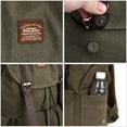 thumbnail image 4 of Vintage Canvas Backpack Kaukko Outdoor Travel Hiking Rucksack School Bookbags, 4 of 5