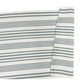 thumbnail image 3 of Fennco Styles Woven Ticking Striped Area Rug 24" W x 36" L - Grey Cotton Blend Carpet Indoor Outdoor Floor Mat for Living Room, Entryway, Bedroom and Floor Décor, 3 of 4