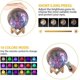 thumbnail image 2 of Lámpara De Luna De 12 Cm con Control Remoto, Luz Decorativa De Cielo Estrellado Lámpara De Luna Led Rgb De Arte De Luna 3D, Luz Nocturna Portátil con Regulable, 16 Colores De Luz Chan, 2 of 5