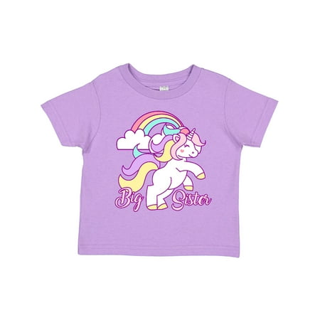 

Inktastic Big Sister Unicorn Gift Toddler Toddler Girl T-Shirt