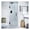 Matte Black, variant on ANZZI Hinged Frameless Shower Glass Door Fellow Series 72 in. H x 24 in. W Chrome