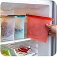 thumbnail image 3 of Silicone Slide N' Save Bags, Reusable Eco Friendly Airtight & Leak Proof Containers for Multi-Use, Safe Food Storage Solutions, Ideal for Kitchen, Travel, and Everyday Needs (Four Different Colors), 3 of 6