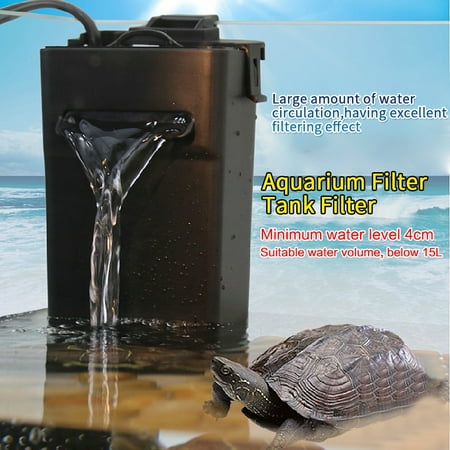 EECOO Aquarium Internal Filter Low Water Level Circulatory Canister Filters for Fish Turtle Tank,Aquarium Filter,Turtle Tank