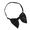 Black, variant on Men Satin Big Pre-tied Bow Tie Wedding Party Business Suit Tuxedo Shirt Bowtie
