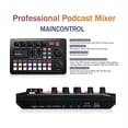 thumbnail image 3 of Podcast Equipment Bundle, Sound Card Microphone (120KHz/24 Bit) and Professional Audio Mixer for Streaming Gaming, 3 of 8