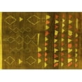 thumbnail image 1 of Ahgly Company Indoor Rectangle Oriental Yellow Industrial Area Rugs, 8' x 12', 1 of 1