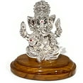 thumbnail image 2 of 999 Pure Silver Ganesh / Ganpathi idol / Statue / Murti (Figurine #48), 2 of 4