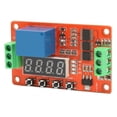 thumbnail image 1 of Time Delay Relay Module, Upgrade DC 5V 12V 24V Relay Module Relay Switch,Timing Delay Cycle Self Locking Relay Control Module 18 Functions,0.1s Timing Function,for Smart Home, 1 of 8