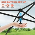 thumbnail image 6 of 10x10 Pop Up Canopy Tent Outdoor Canopy with 3 Removable Sidewalls One-Person Set Up Heavy Duty Commercial Instant Tent Shelter, 6 of 6