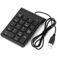 thumbnail image 1 of Clavier Numérique Filaire USB 18 Touches Remplacement pour iMac/ ProMacBookMacBook AirPro Ordinateur Portable PC, 1 of 7