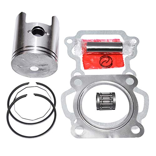 Piston 50mm + 0.75mm Rings Gasket Kit Compatible With Suzuki AX100 2-Stroke Engine AX 100cc