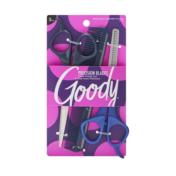 Goody New Style Kit, Hair Cutting Shears Thinning Shears And Comb, 3 Pieces