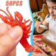 thumbnail image 1 of 50 Pcs Fake Lobster Toys Mini Rubber Lobster Models Decorations Ornaments For Aquarium, Garden, Pond, 1 of 4