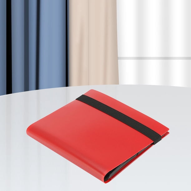 Carpeta de estuches para bolsillos fundas negras hast portas Álbum Regalos para niñas Carpeta de s coleccionables Vitrina 211x176x22mm DYNWAVEMX almacenamiento de álbumes