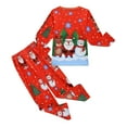 thumbnail image 2 of Kids Christmas Pajamas Sets Girl Boy Sleepwear Nightwear Homewear PJs Outfits Set, 2 of 7