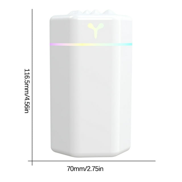 Pompotops Humidificateur USB Portable Mini Humidificateur Domestique Mini Humidificateur de Bureau Purificateur en Liquidation