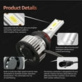 thumbnail image 5 of For Chevy Suburban Tahoe 2000 2001 2002 2003 2004 2005 2006 LED Headlight Fog Light Bulbs, 5 of 16