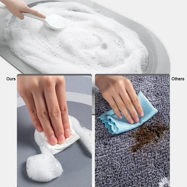 Tapis de bain réversible 50x80 cm blanc - Petits accessoires Pas Cher