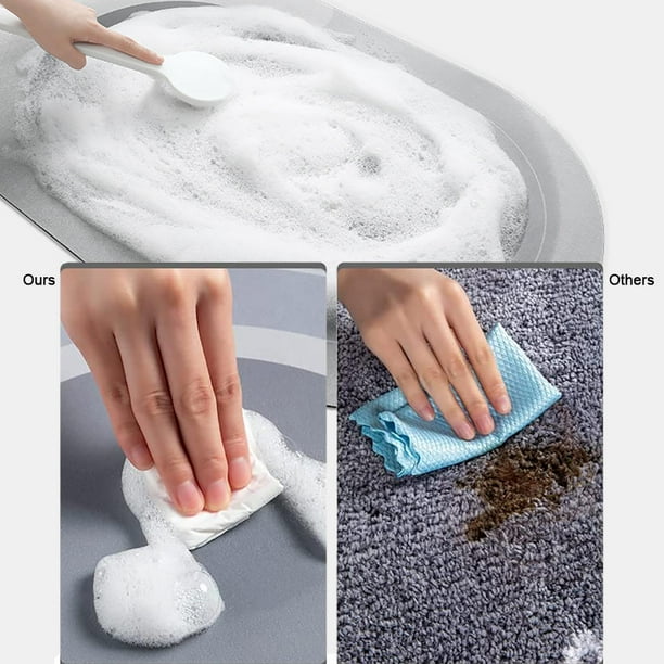 Tapis De Bain Antidérapant Vert 88x40cm – PVC Sans BPA Avec 2 Crochets Inclus