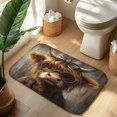 thumbnail image 6 of 1pc Heartthemed Absorbent Non-Slip Bathroom Thickened Flannel Rug Decor,Soft,Quick Drying,Suitable For Indoor/outdoor Use,Bathrooms,Bedrooms,Kitchens,Terrace,Laundry Rooms,16"x24", 6 of 7
