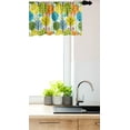 thumbnail image 3 of Ambesonne Cartoon Valance Pack of 2, Sute Summer Trees Pattern, 54"X12", Multicolor, 3 of 4