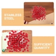 thumbnail image 3 of SHINYPASING 200 Pcs Épingles à Pousser Décoratives Épingles à Pousser de Voyage Rouges en Plastique pour Tableaux d'Affichage Usage de Bureau, 3 of 8