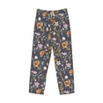 thumbnail image 4 of Easygdp Wildflowers Men's Pajama Pant, Sleep Elastic Waistband Lounge Pants - Large, 4 of 9