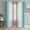 Teal green, variant on Sheer Curtains 45 Inch Length 2 Panels Set for Kitchen, Ombre Black White Semi Sheer Curtains for Windows, Simple Abstract Striped Farmhouse Voile Window Treatments Rod Pocket Curtain