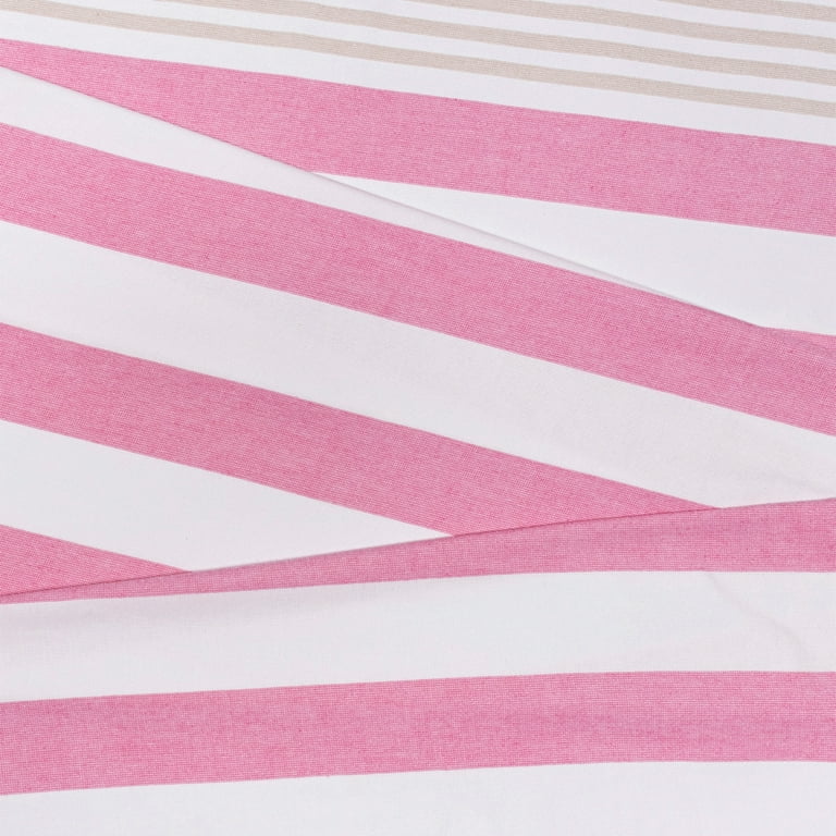 Superior Summery Stripe Fouta Cotton Beach Towel with Fringe