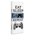 thumbnail image 4 of Stupell Industries Game Repeat Lifestyle Typography Painting Gallery Wrapped Canvas Art Print Wall Art, 20 x 48, 4 of 8
