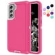 thumbnail image 1 of Entronix Funda Resistente para Galaxy S21, Triple Capa, Resistente a Golpes y Anticaídas, Color Rosa, 1 of 6