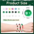 thumbnail image 4 of Perlas navideñas de cristal Craft Beads DUQGUHO de 8 mm, 360 unidades, 4 of 6